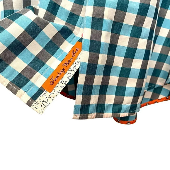 Robert Graham X Plaid Classic Long Sleeve Button Up Shirt Preppy Size Large - Picture 5 of 12